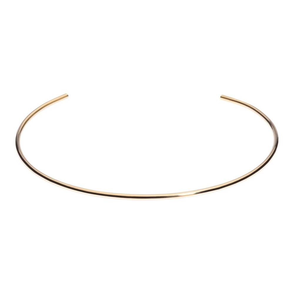 NEW EKLEXIC thin round choker in gold